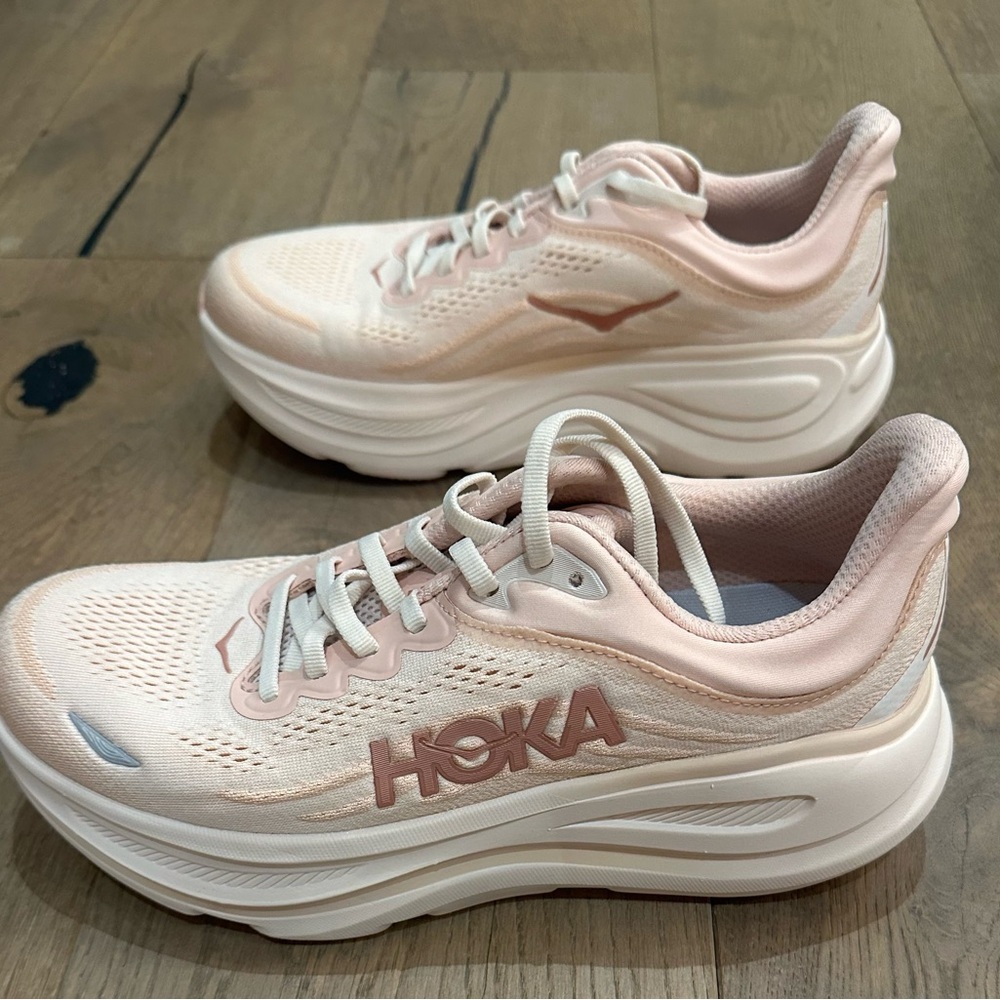 Hoka Women's Soft Pink Athletic Shoes